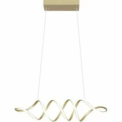 Cheap 😍 Artiva USA Infinito Integrated LED Anodized Gold Modern Unique Chandelier 🔔