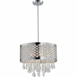 Best reviews of ⭐ Artiva USA Catalyn 4 Light Chrome Crystal Chandelier ⌛