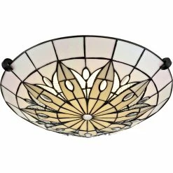 Cheapest ❤️ Dale Tiffany 8 In. Annad LED Tiffany Flush Mount 🥰