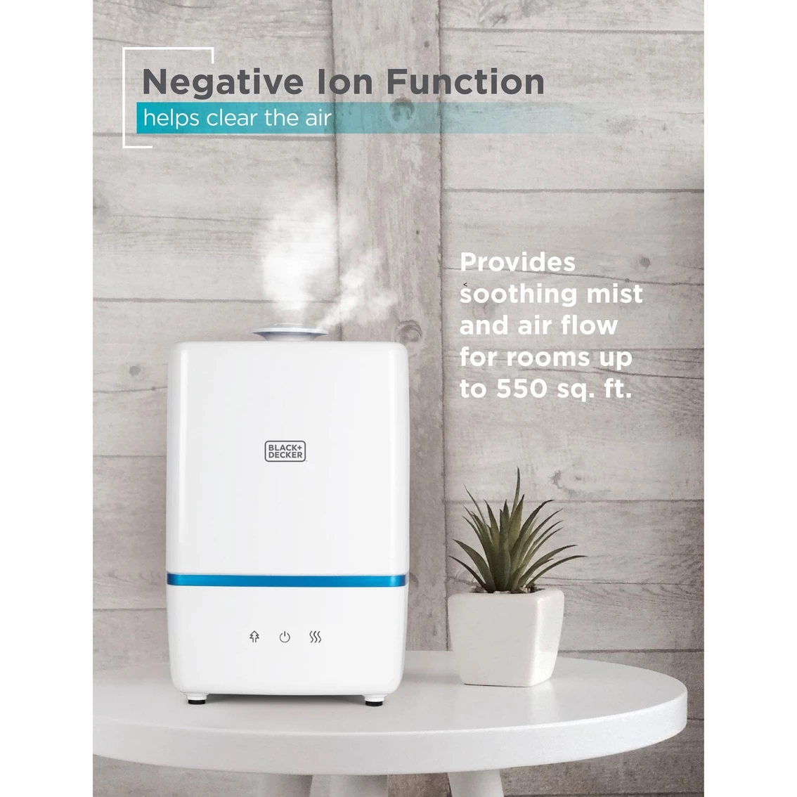 Discount ๐ Black + Decker 1.32 Gallon Warm And Cool Mist Ultrasonic Humidifier ๐ฅ - Image 4