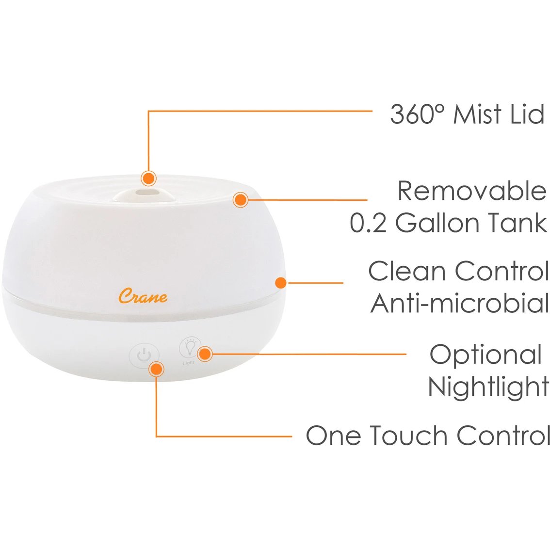 Best deal π€© Crane USA Personal Humidifier With Aroma Diffuser π€© - Image 2