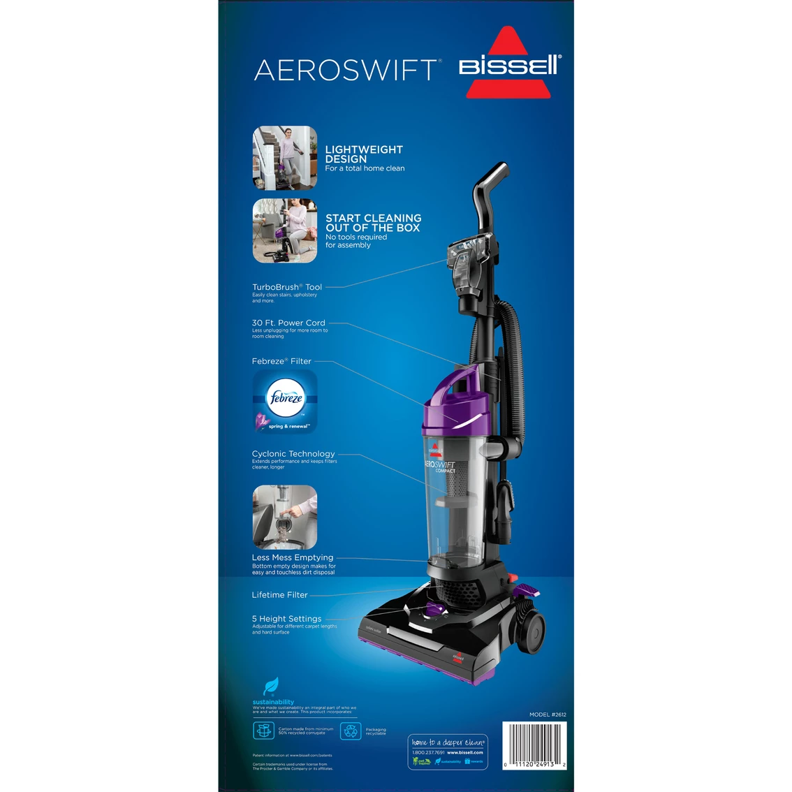 Budget 😍 Bissell AeroSwift Compact Bagless Vacuum 🥰 - Image 4