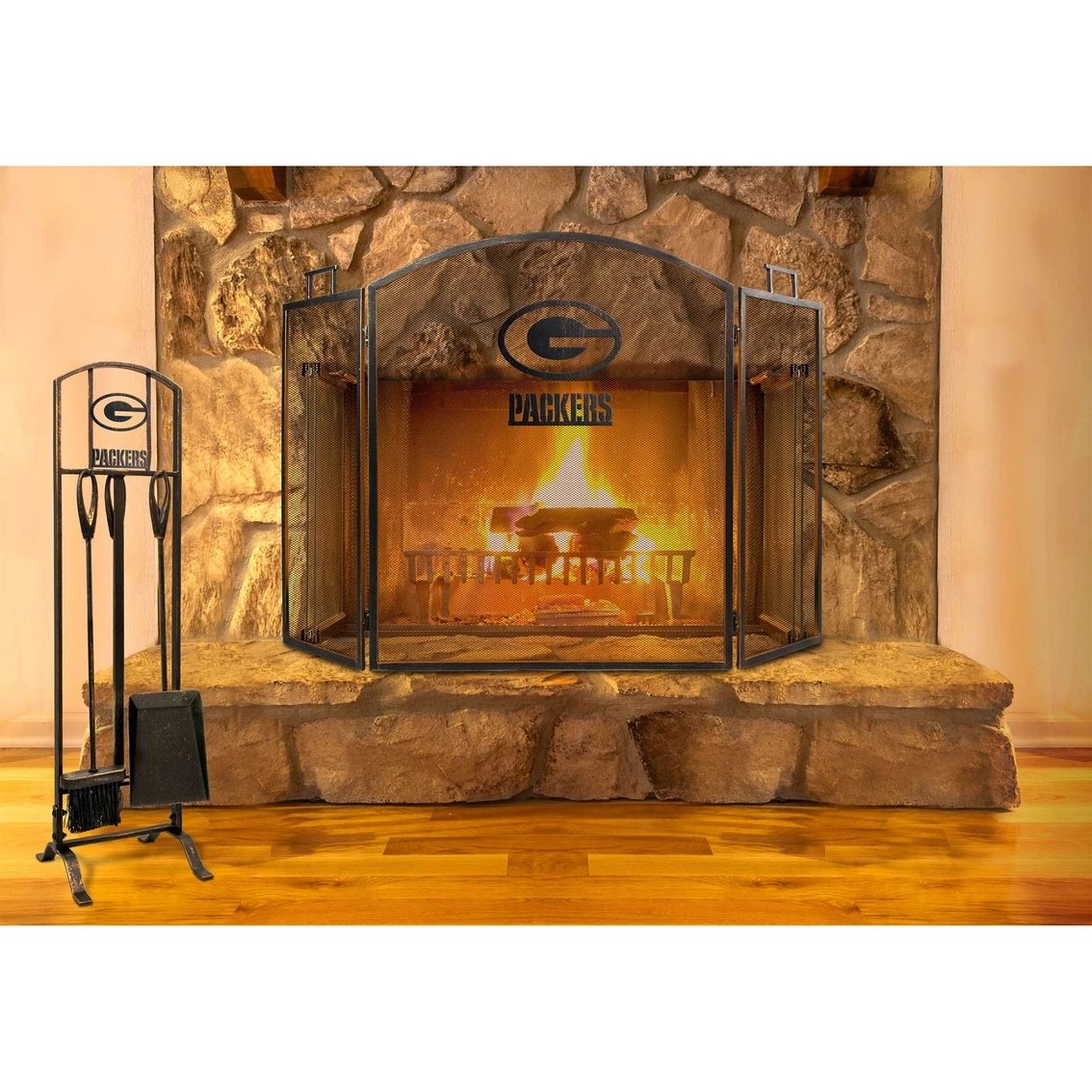 Best Pirce 🎁 Imperial NFL Football Fireplace Screen ❤️ - Image 3