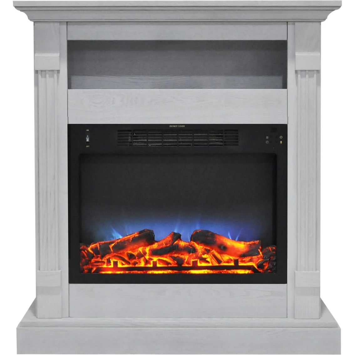 Best Pirce ๐งจ Cambridge Sienna 34 In. Electric Fireplace Multi Color LED Insert And White Mantel โ๏ธ