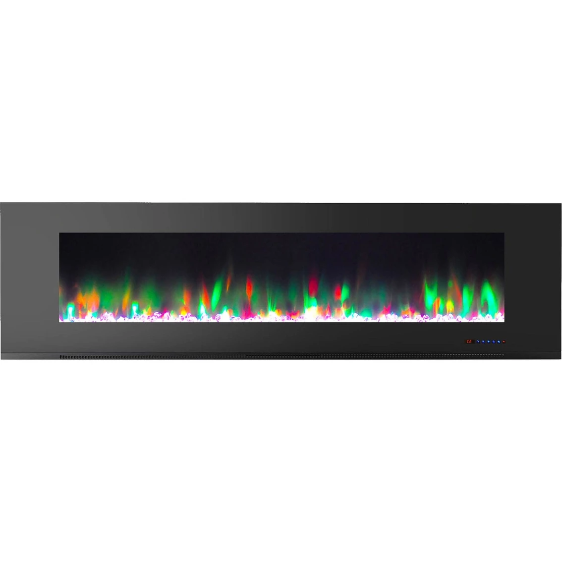 Cheapest 🔔 Cambridge 72 In. Wall Mount Electric Fireplace In Black With Multi Color Flames ❤️