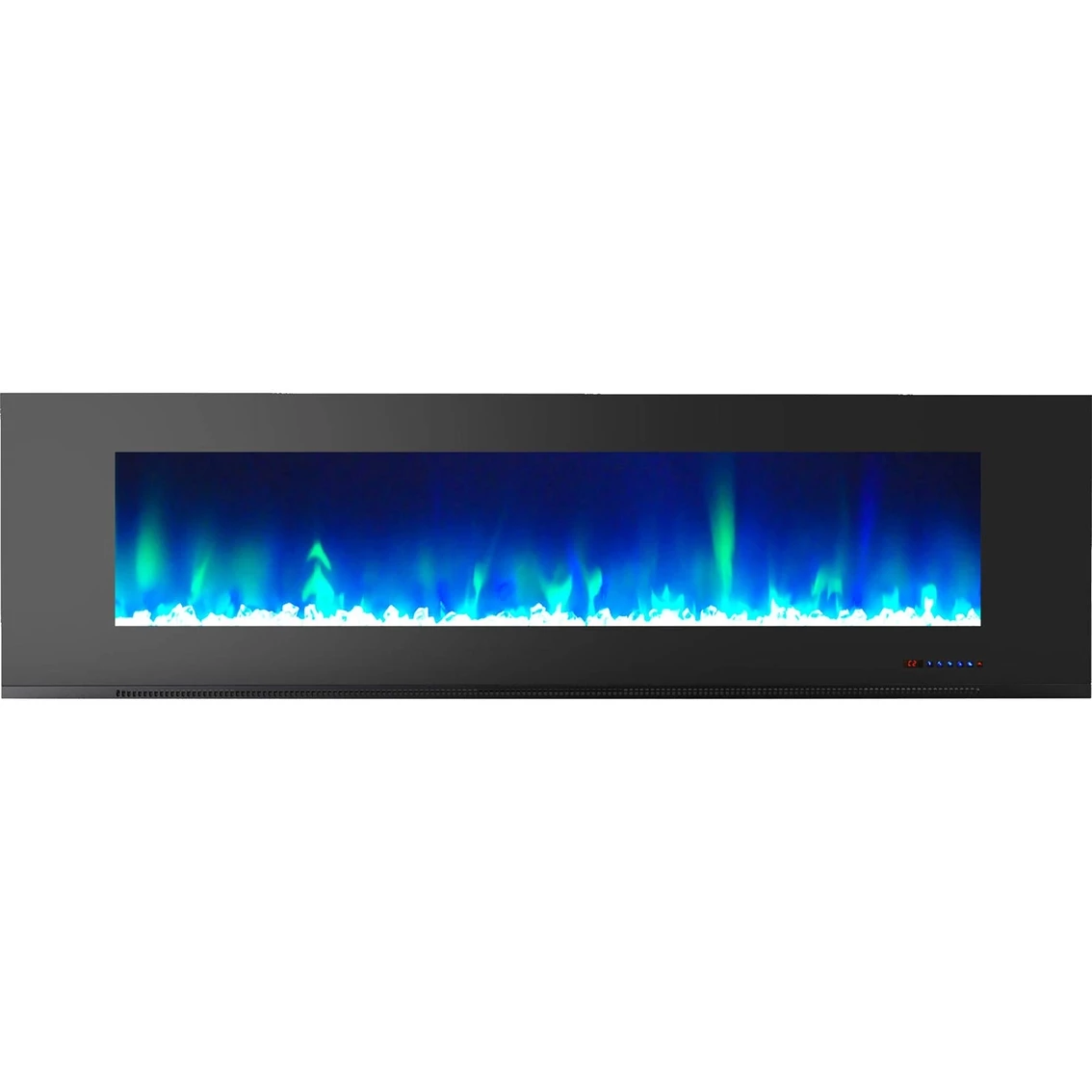 Cheapest 🔔 Cambridge 72 In. Wall Mount Electric Fireplace In Black With Multi Color Flames ❤️ - Image 8