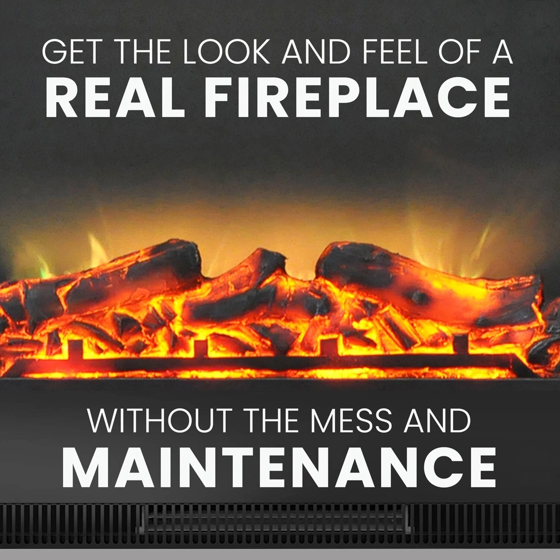 Best reviews of โ Cambridge Sanoma 72 In. Electric Fireplace In White With Built In Bookshelves ๐ - Image 2