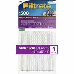 Cheap ⌛ 3M Filtrete Allergen Bacteria And Virus 16 In. X 25 In. X 1 In. Air Filter 🔥